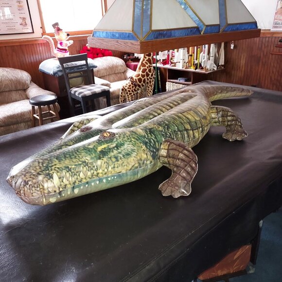 84 inch Alligator Ballon Halloween Blow Up Inflatable Decorations with LED Light - Picture 1 of 12